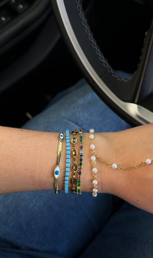 Iris Tennis Bracelet