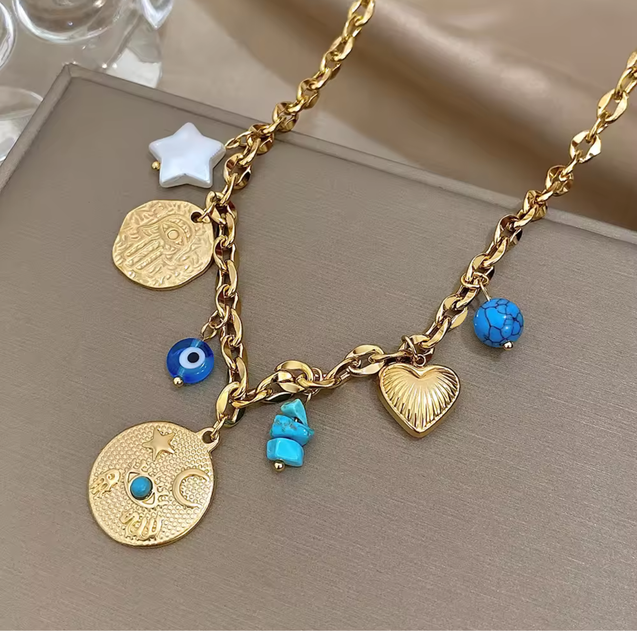 OJITO TURCO CHARM NECKLACE