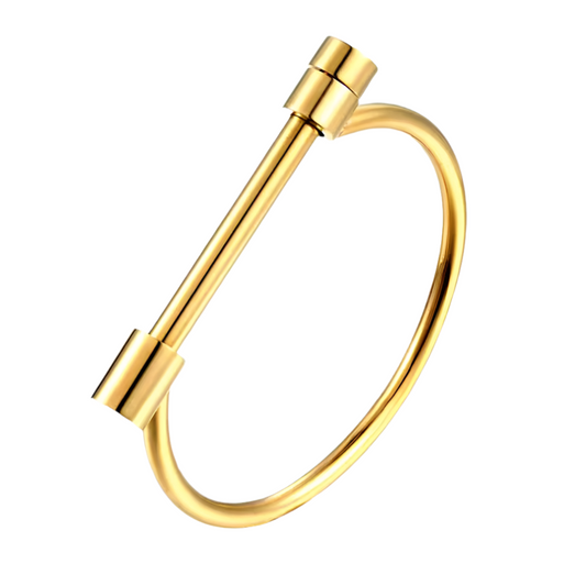 IRIDESSA BANGLE- Gold filled