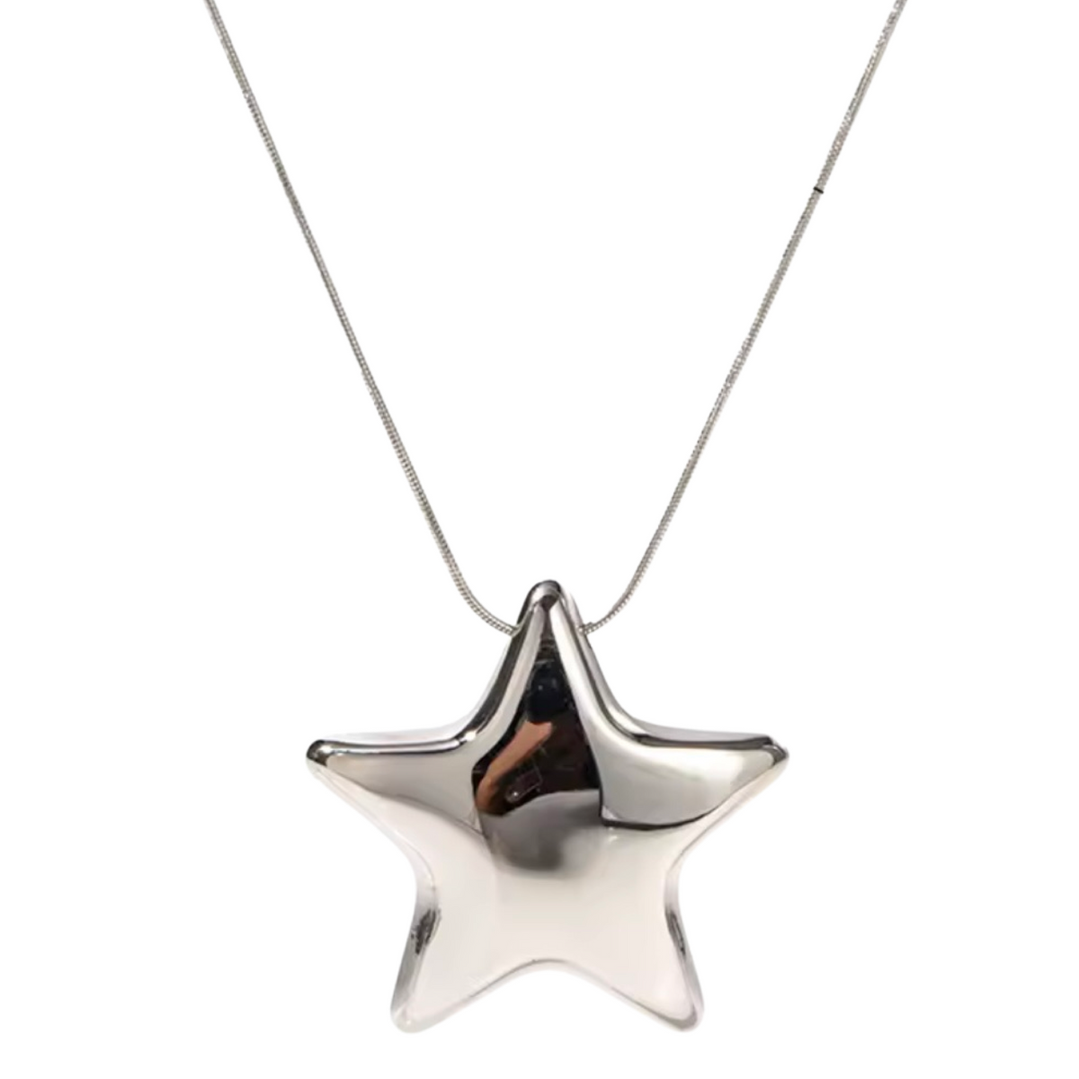 Estrella Plateada Necklace