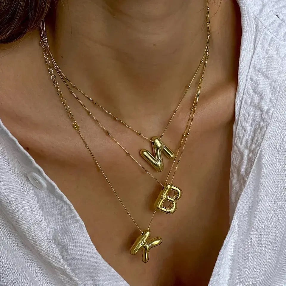 BUBBLE INITIAL GOLD