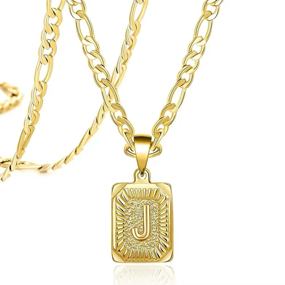 ANA INITIAL NECKLACE-Gold filled