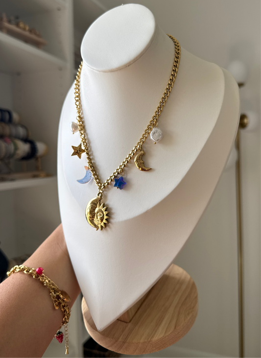 PUERTO RICO CHARM NECKLACE