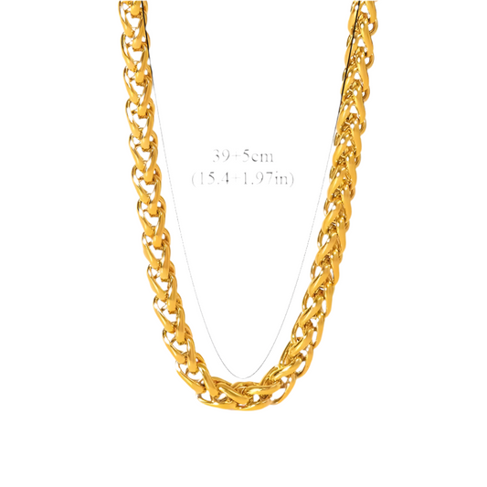 GRACE NECKLACE- Stainless steel 18K gold