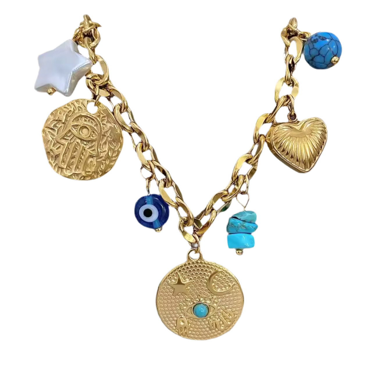 OJITO TURCO CHARM NECKLACE