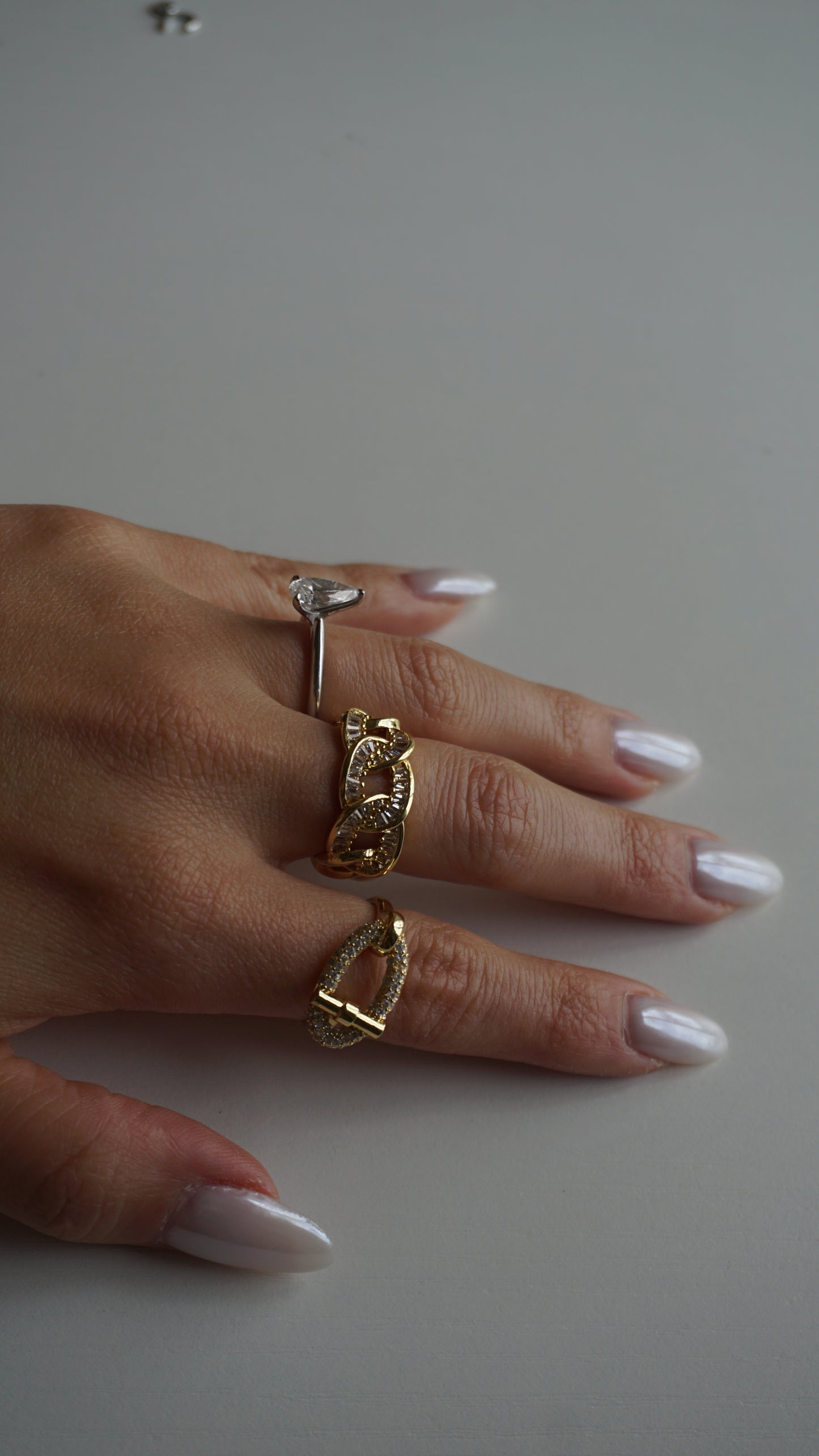 DOUBLE TROUBLE RING RESIZABLE