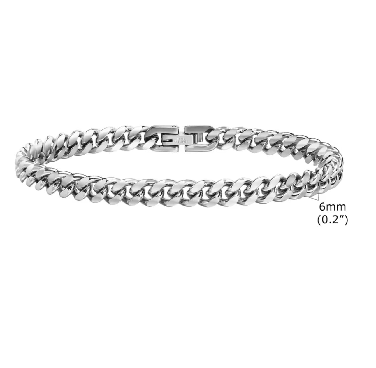 ONYX STEEL CUBAN LINK 20cm