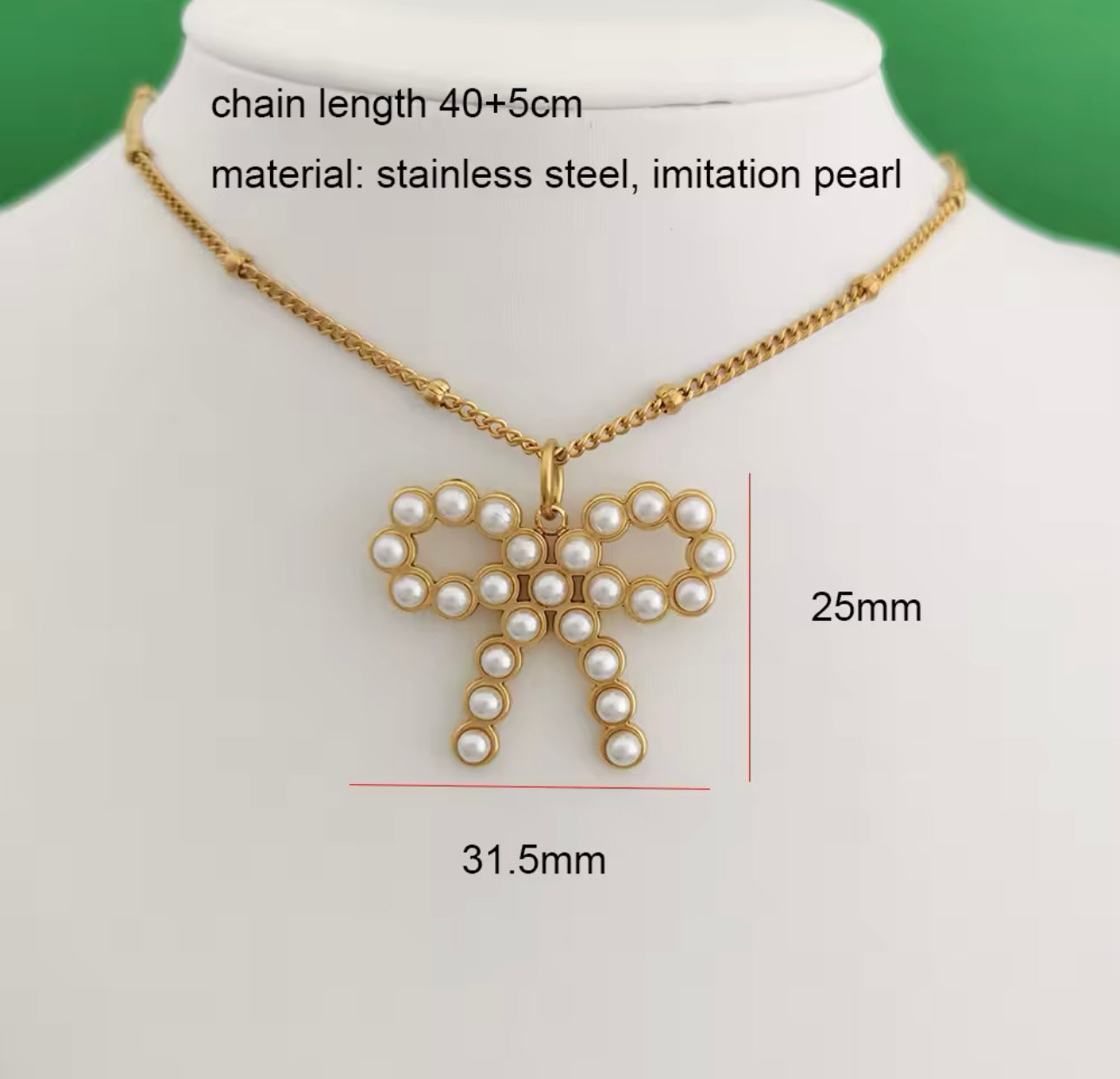 BOW NECKLACES