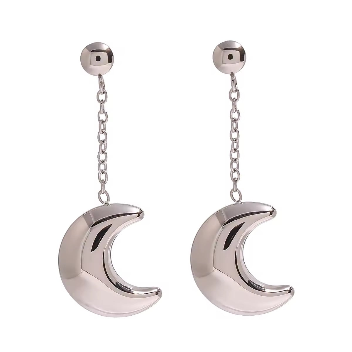 LUNA EARRINGS SILVER