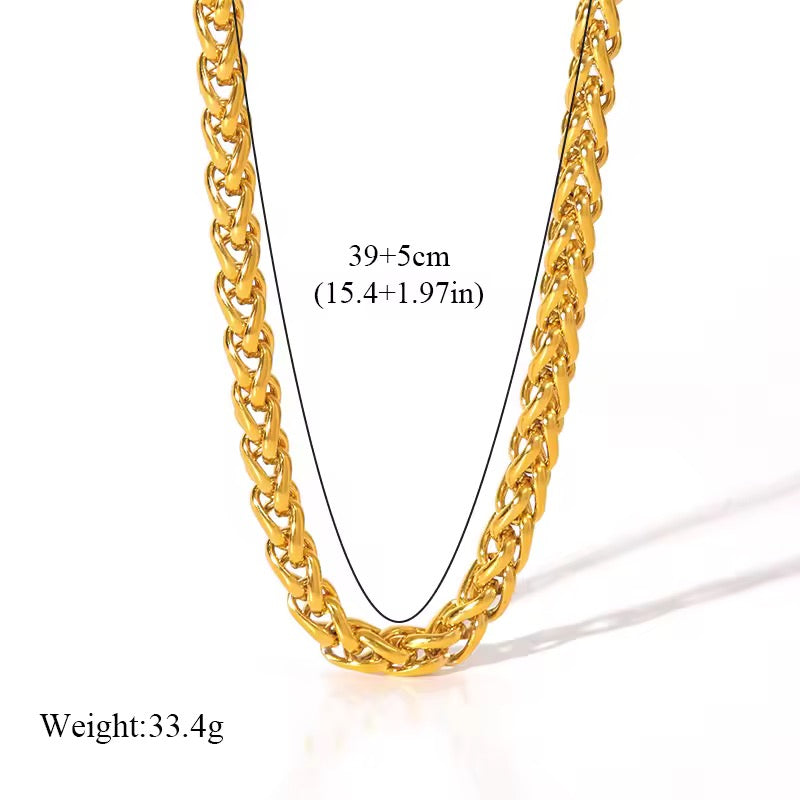 GRACE NECKLACE- Stainless steel 18K gold