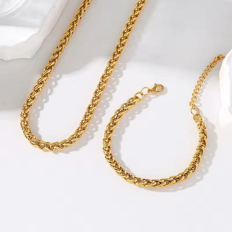 GRACE NECKLACE- Stainless steel 18K gold