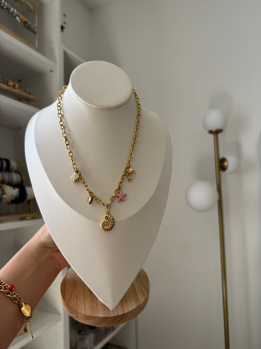 SHE IS THE SUN CHARM NECKLACE