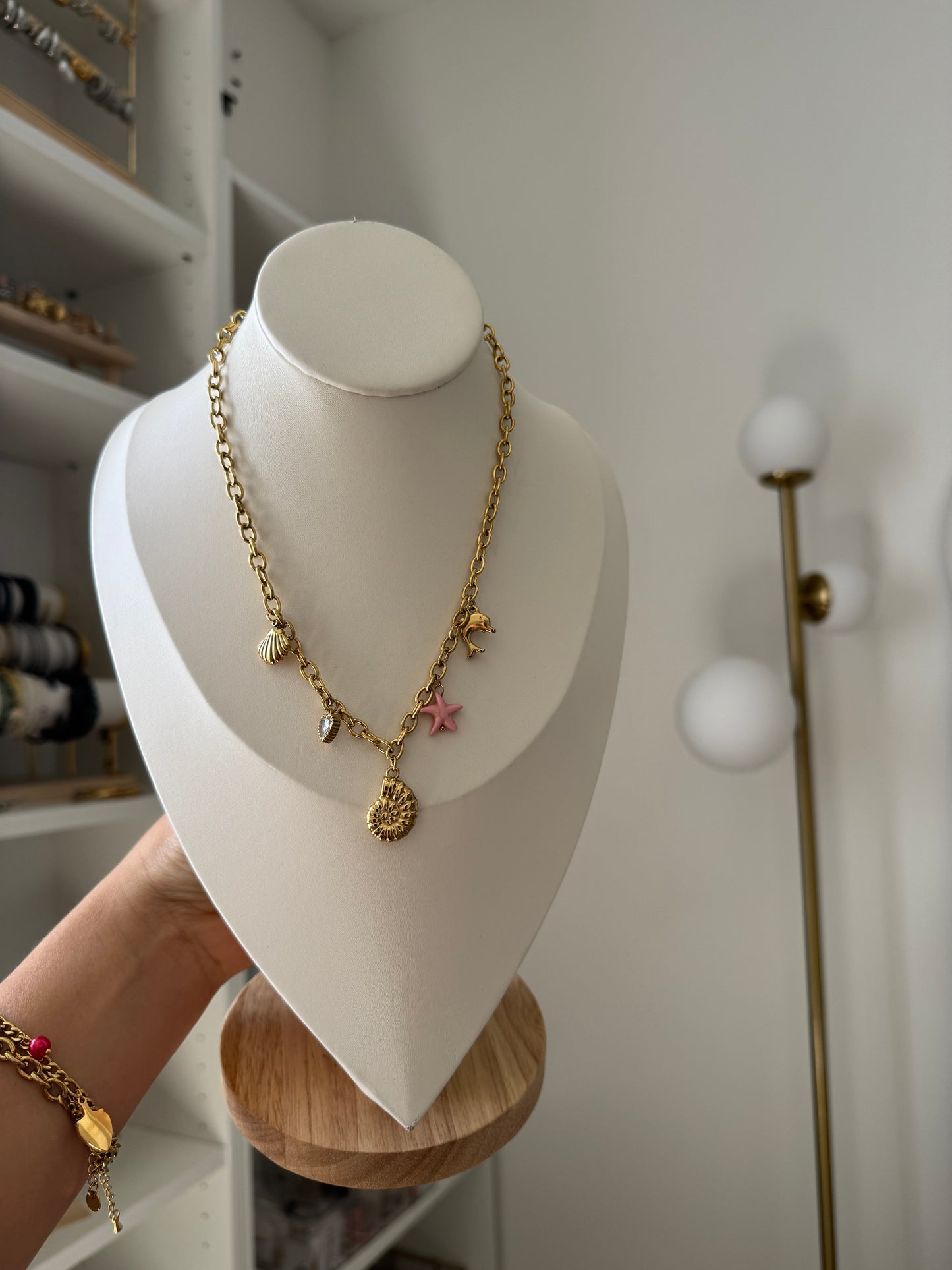 SHE IS THE SUN CHARM NECKLACE
