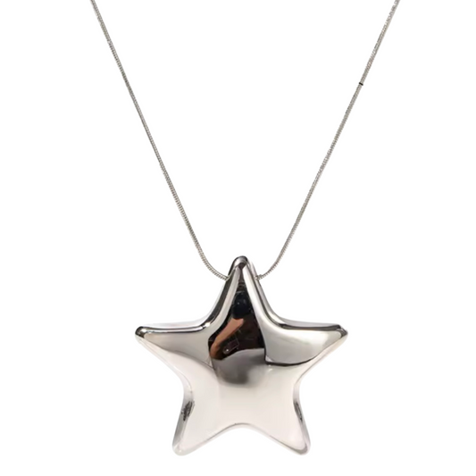 Estrella Plateada Necklace
