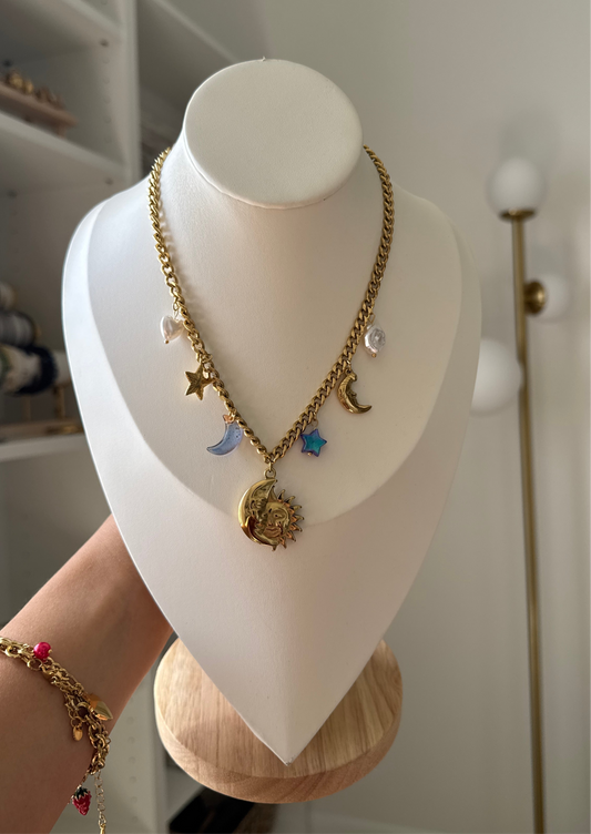 PUERTO RICO CHARM NECKLACE