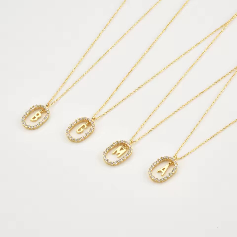 LUXY INITIAL NECKLACE