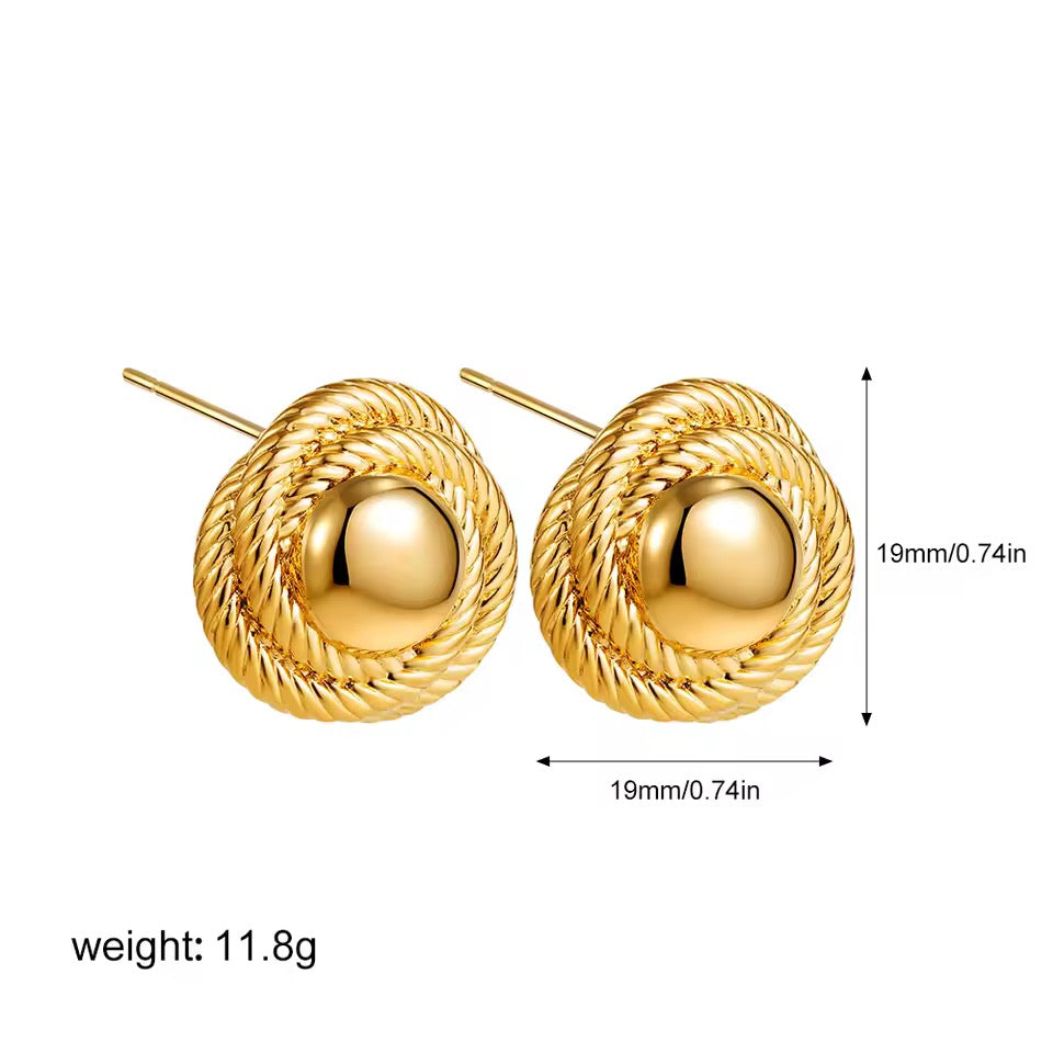 GILDED EARRINGS