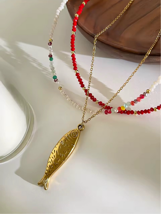 PESCADITO LAYERED NECKLACES