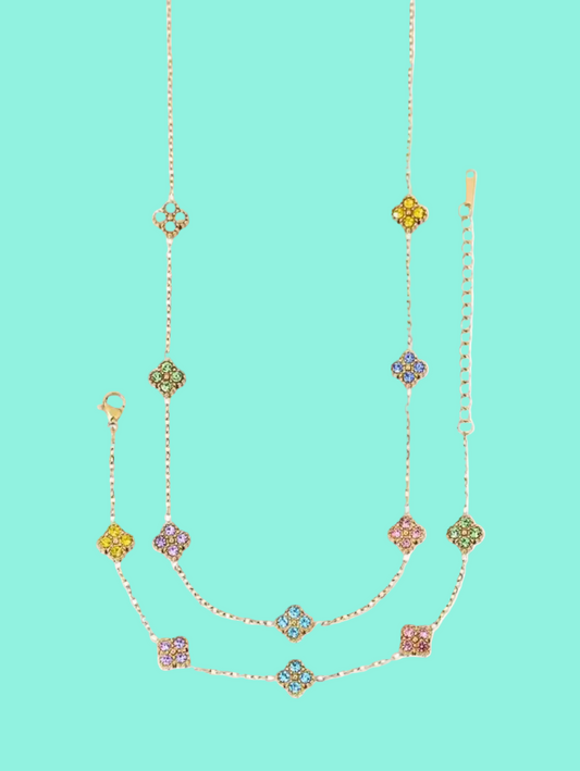 Ivory Necklace & Bracelet Set