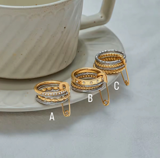 LUXE STACKED RINGS