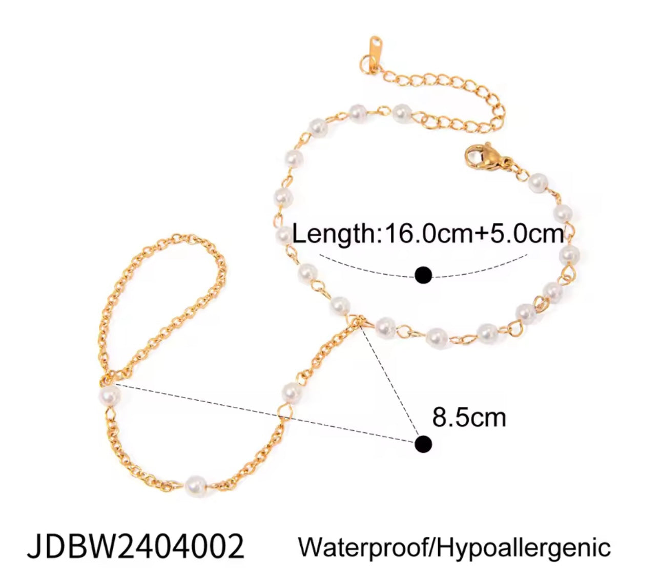 CADENAS DE MANO CON TIARA