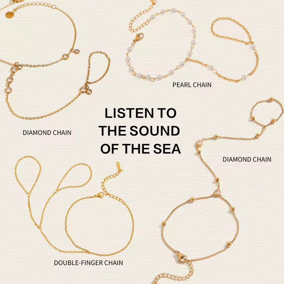 CADENAS DE MANO CON TIARA