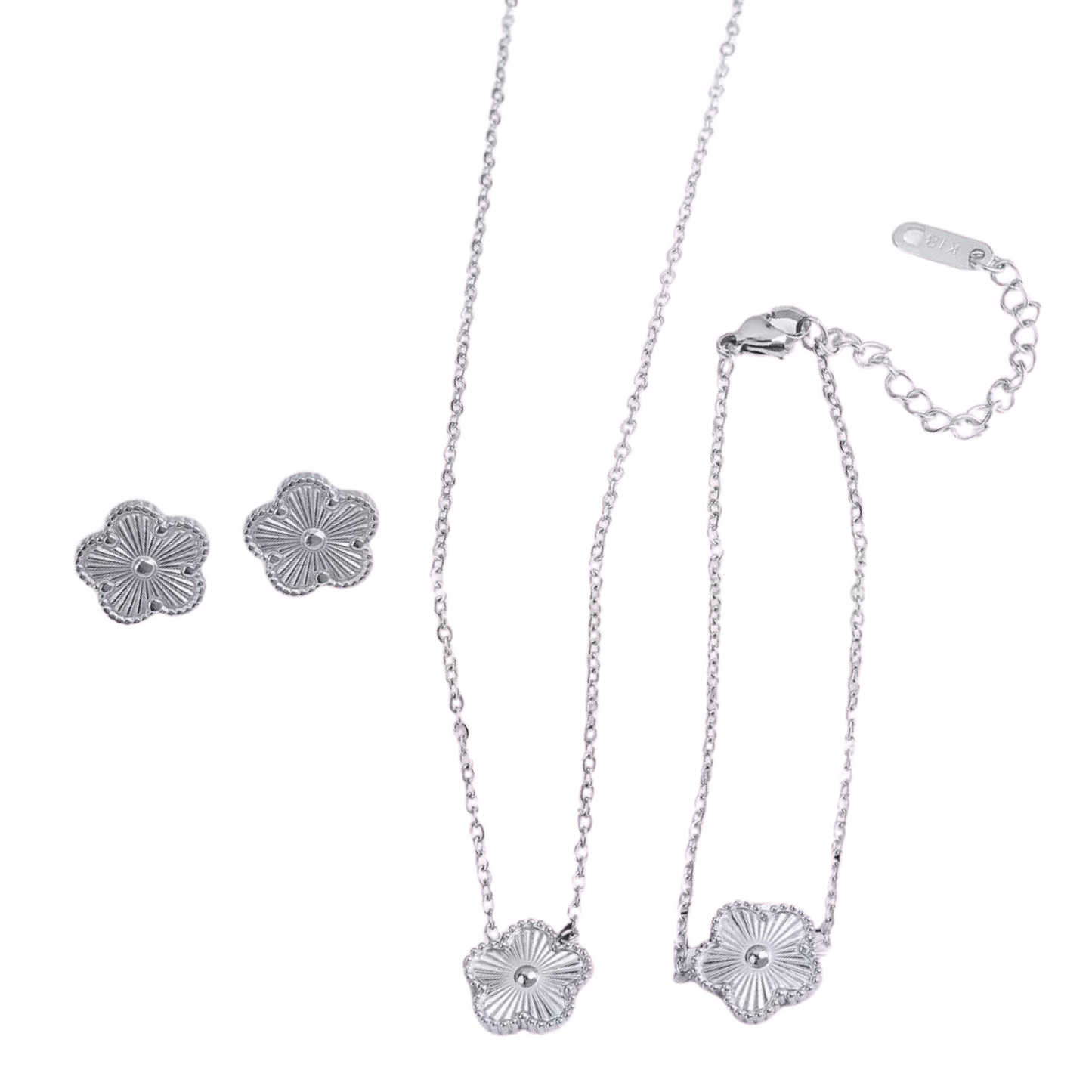 Luna Necklace Earrings Bracelet Set