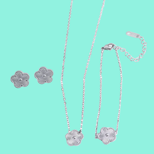Luna Necklace Earrings Bracelet Set