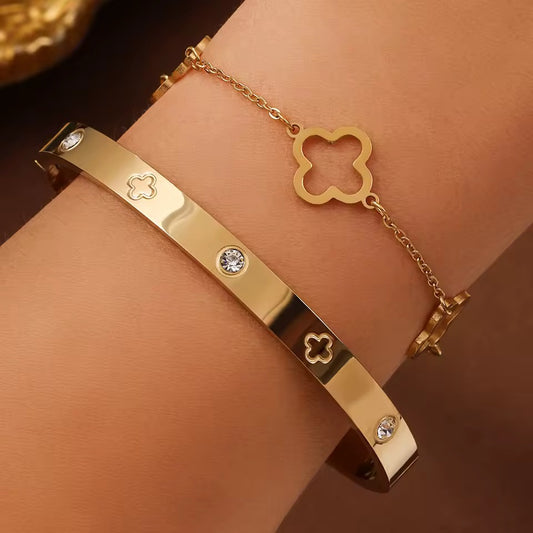 CLOVER BRACELET SET