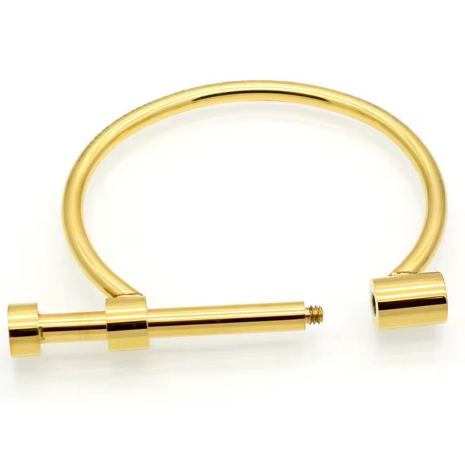 IRIDESSA BANGLE- Gold filled