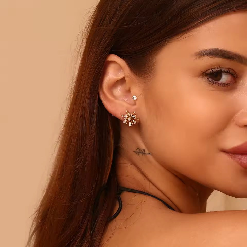 BLOOM SILVER EARRINGS