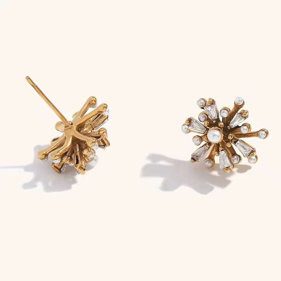 BLOOM SILVER EARRINGS