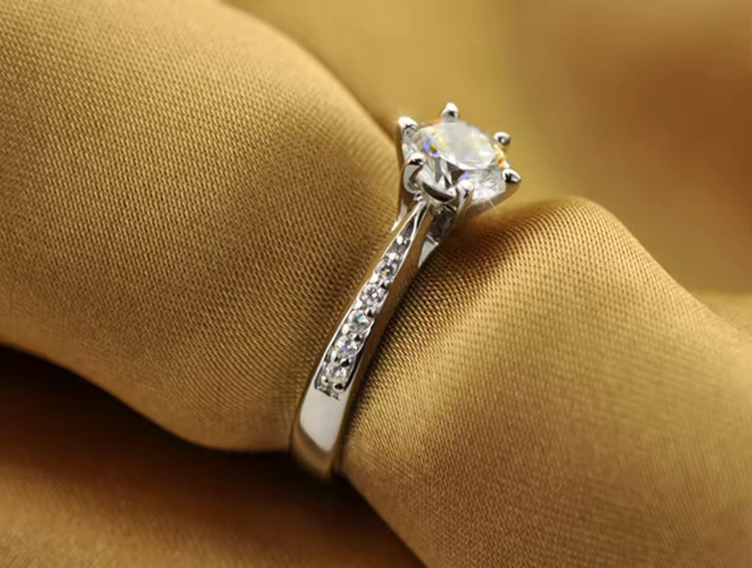 STERLING SILVER ENGAGEMENT